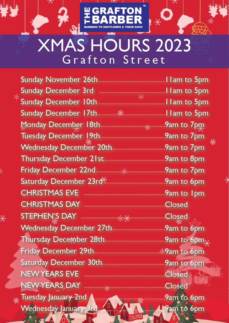 Grafton Street (Flagship) The Grafton Barber