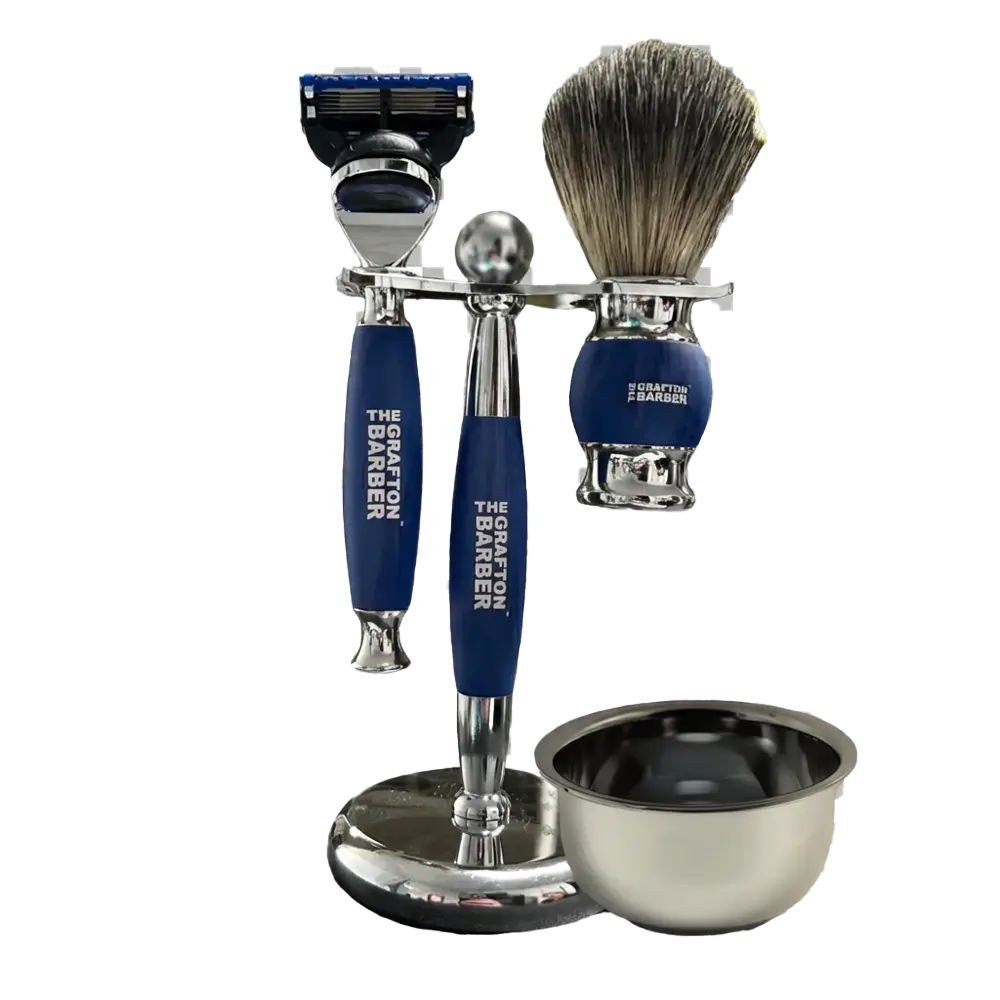 Blue Shave Set